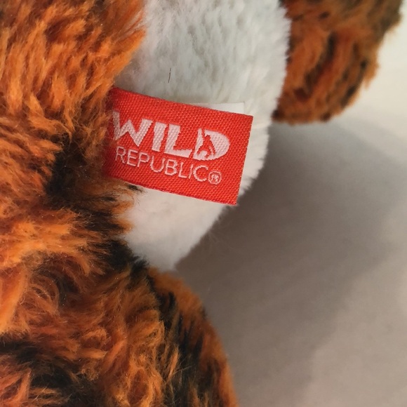 Wild Republic Sitting Tiger Stuffed Animal 2017 Plush - Picture 6 of 7